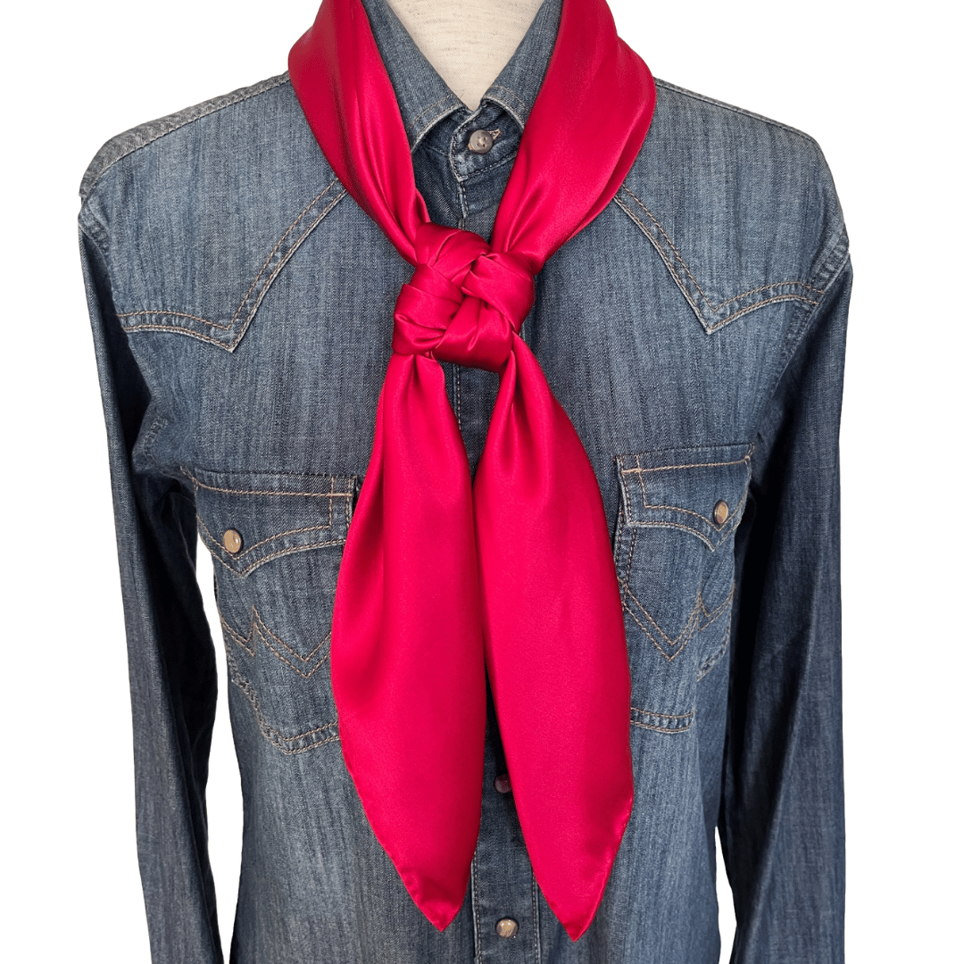 Ruby red wild rag