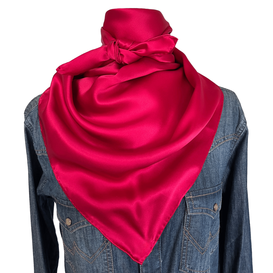 Ruby red wild rag