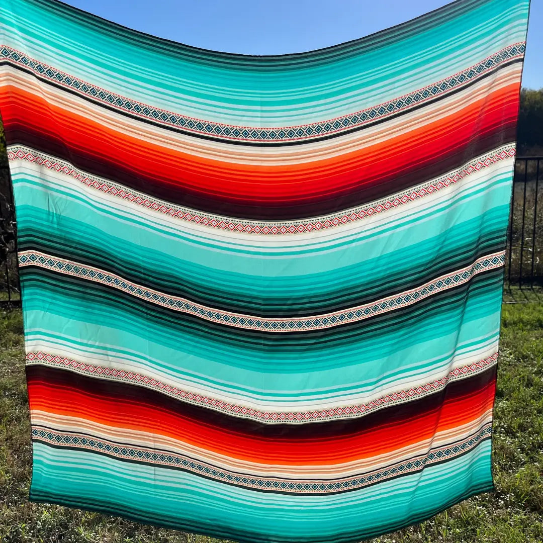 Serape (Wild Bill) Southwestern Wild Rag Silk Scarf