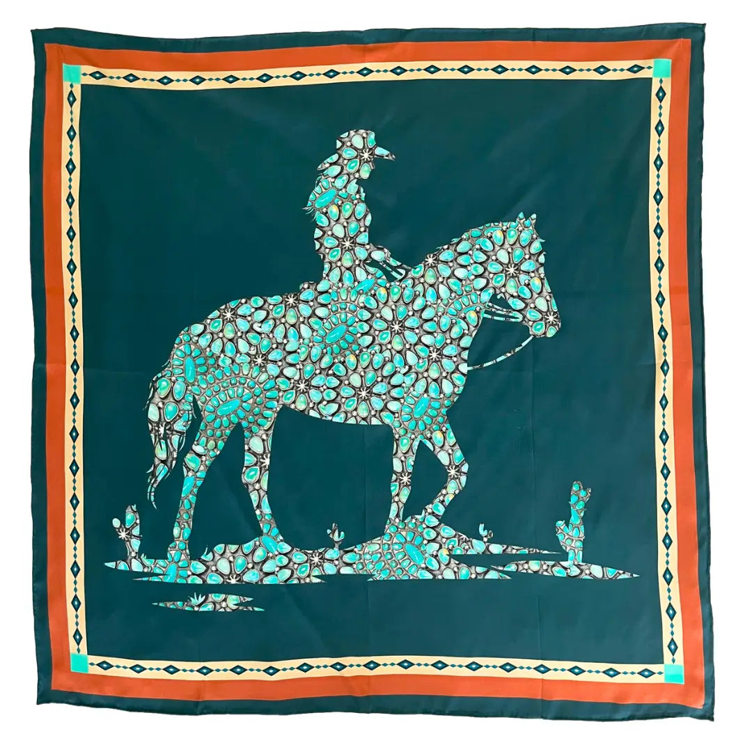 Cowgirl (Cowtown Corral) Wild Rag Silk Scarf