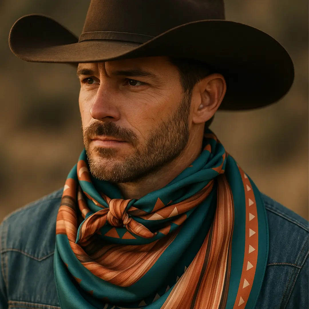 Cowboy Neck Rags Cowtown Wild Rags | A Premium Silk Wild Rag for Men & Women