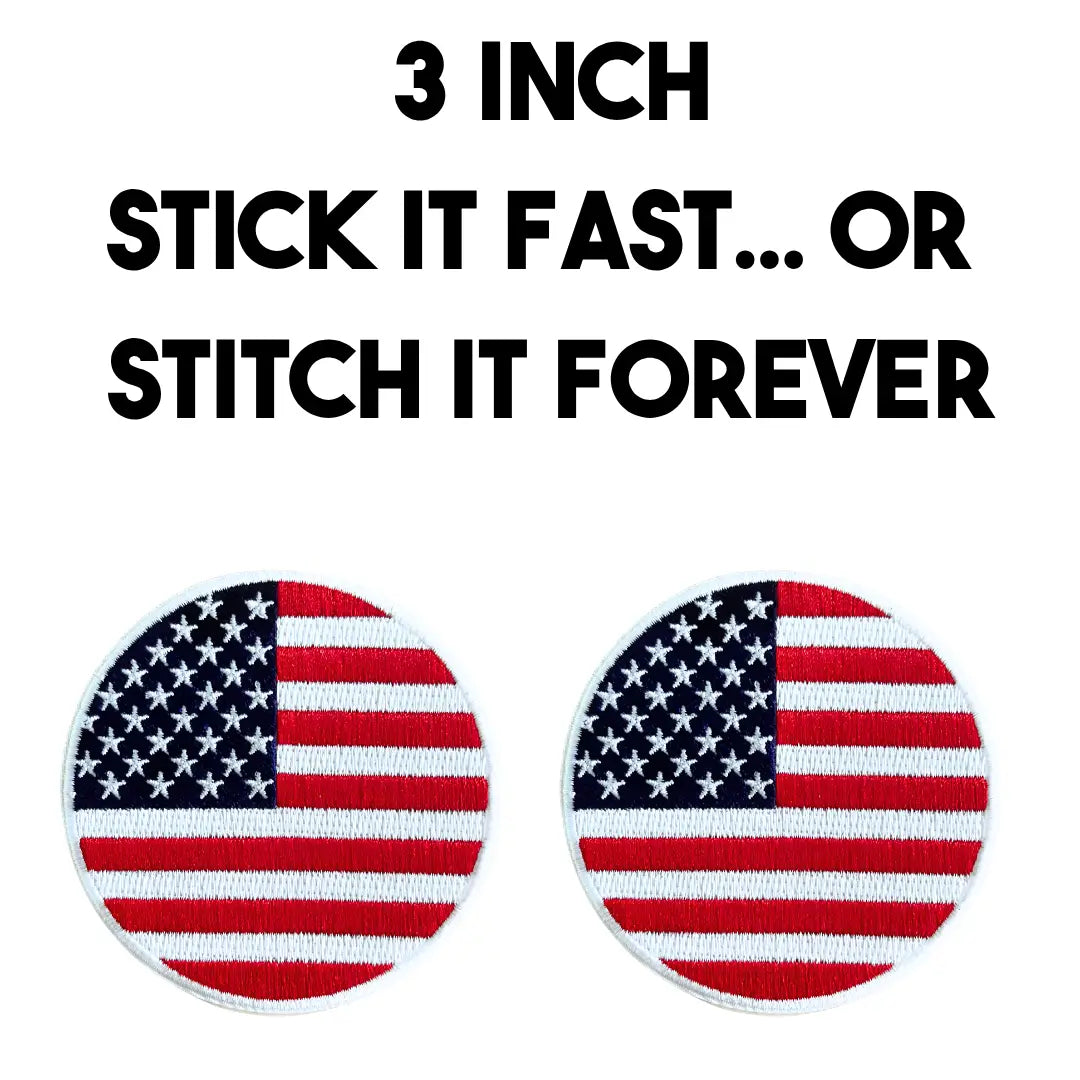 Old Glory Patch – American Flag Embroidered