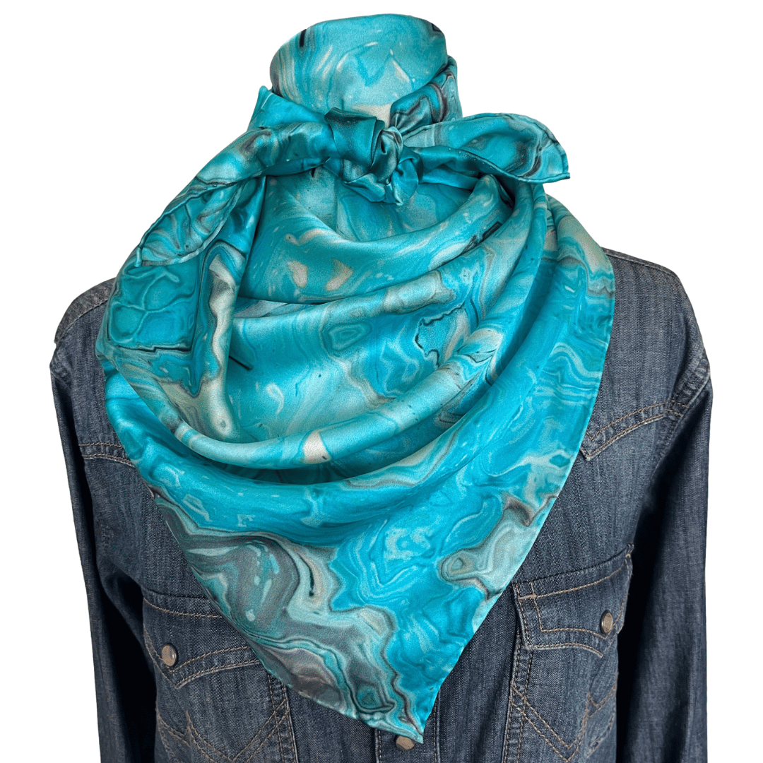 turquoise wild rag