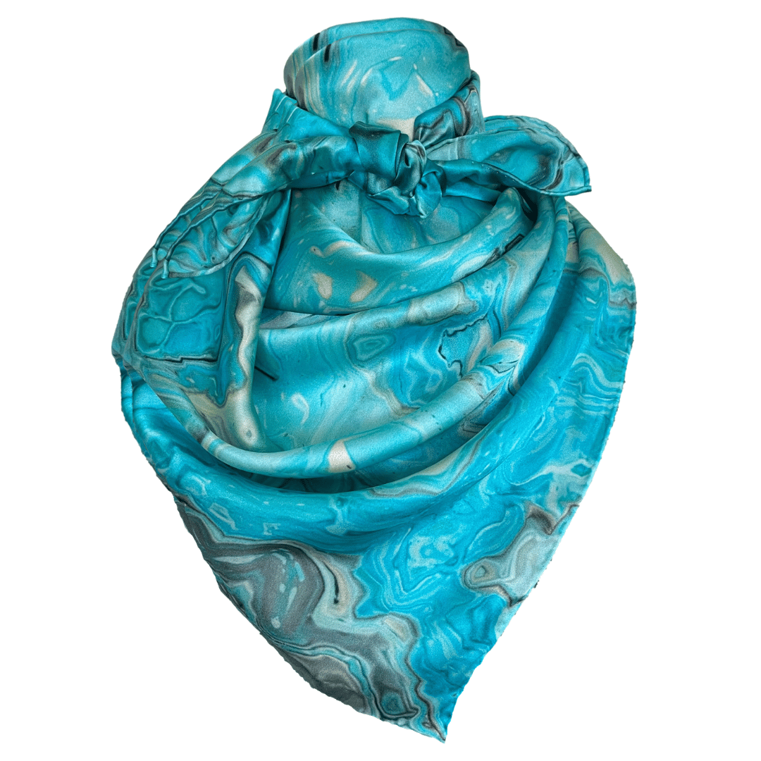 turquoise wild rag