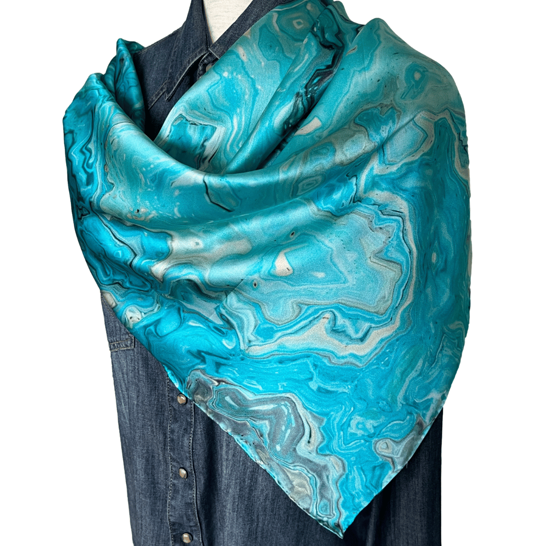 turquoise wild rag
