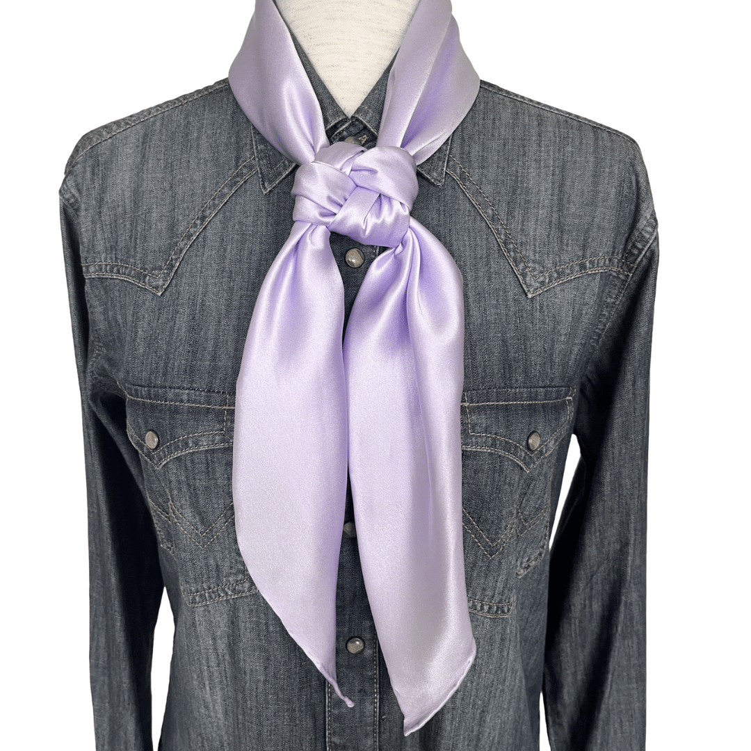 Lilac Whisper - Solid Silk Wild Rag