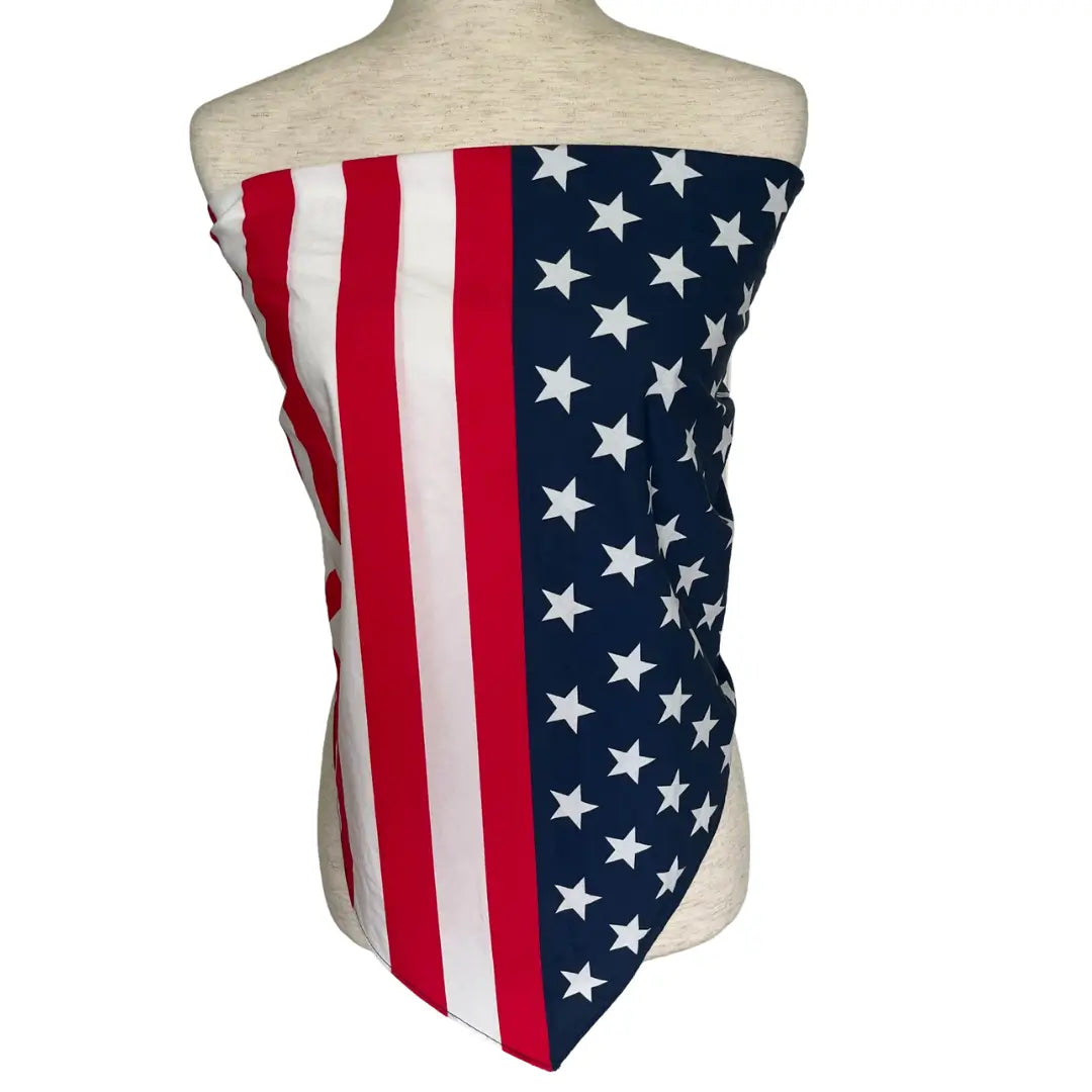 cowboy bandana usa flag american flag, dog bandana, american flag bandana