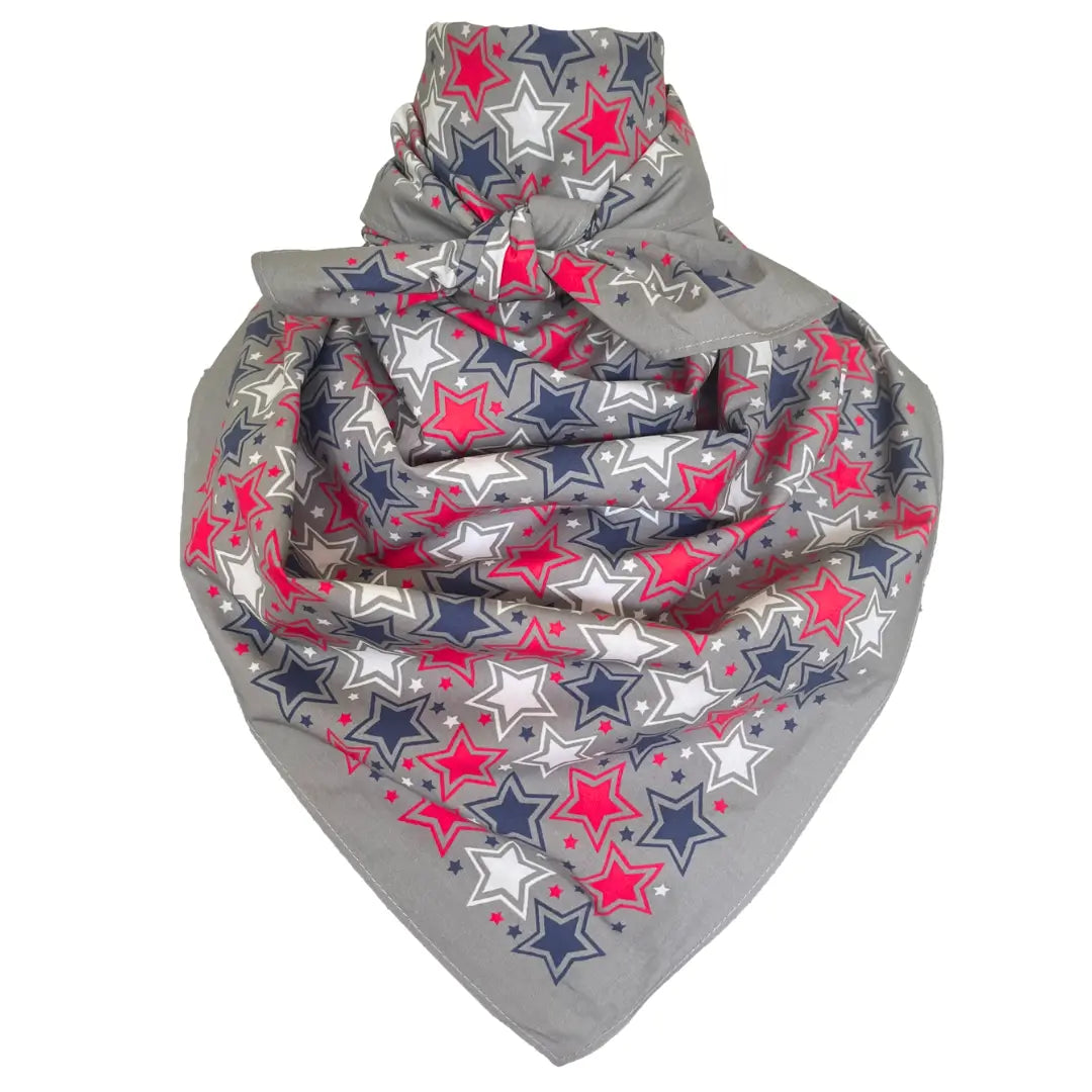 cowboy bandana patriot red white and blue stars, Texas bandana, dog bandana