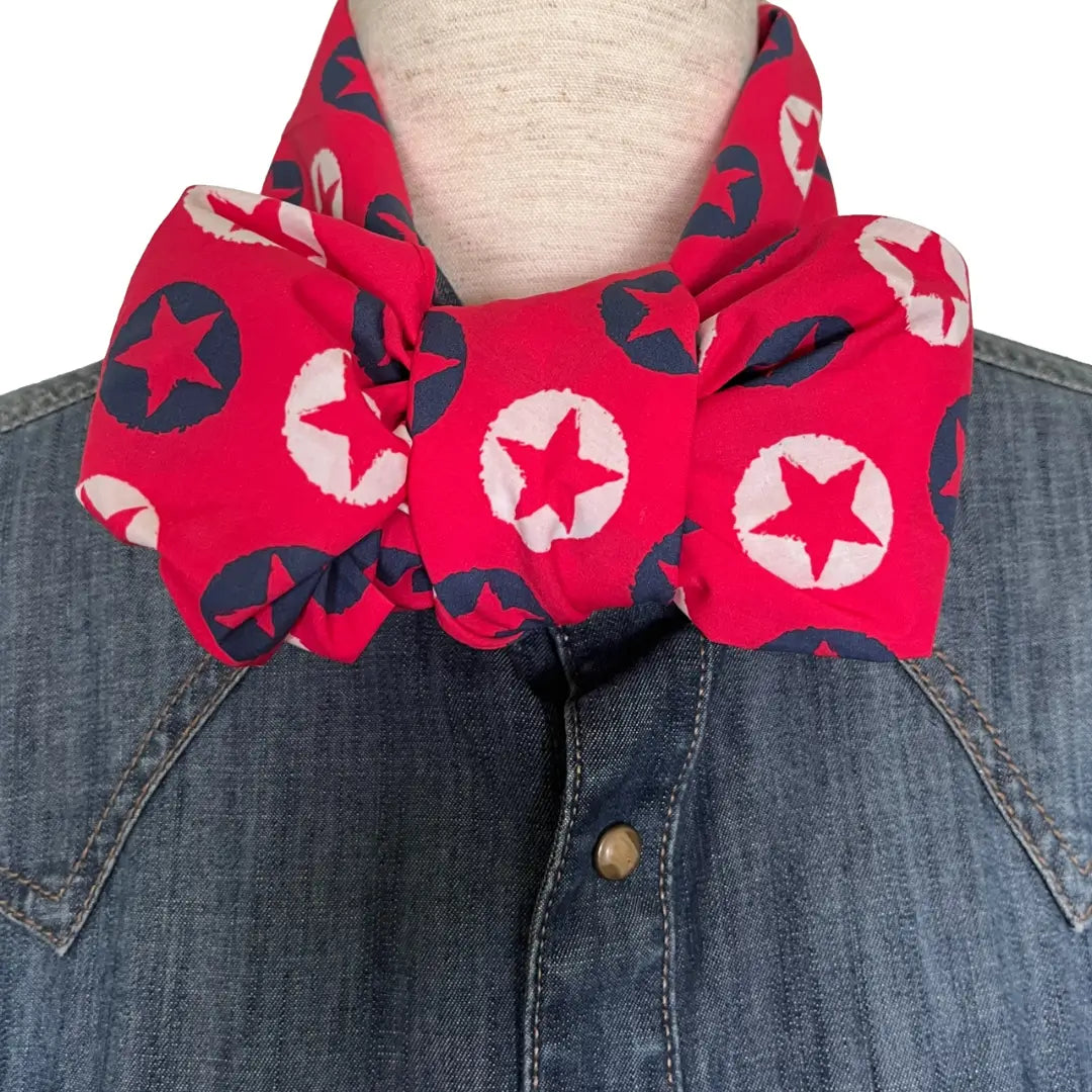 cowboy bandana patriot red white and blue stars, Texas bandana, dog bandana