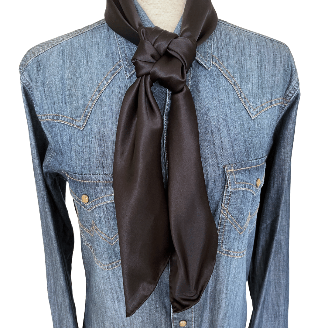 black silk wild rag