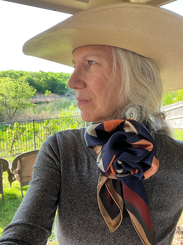 Pecos River Silk Wild Rag - Cowtown Wild Rags