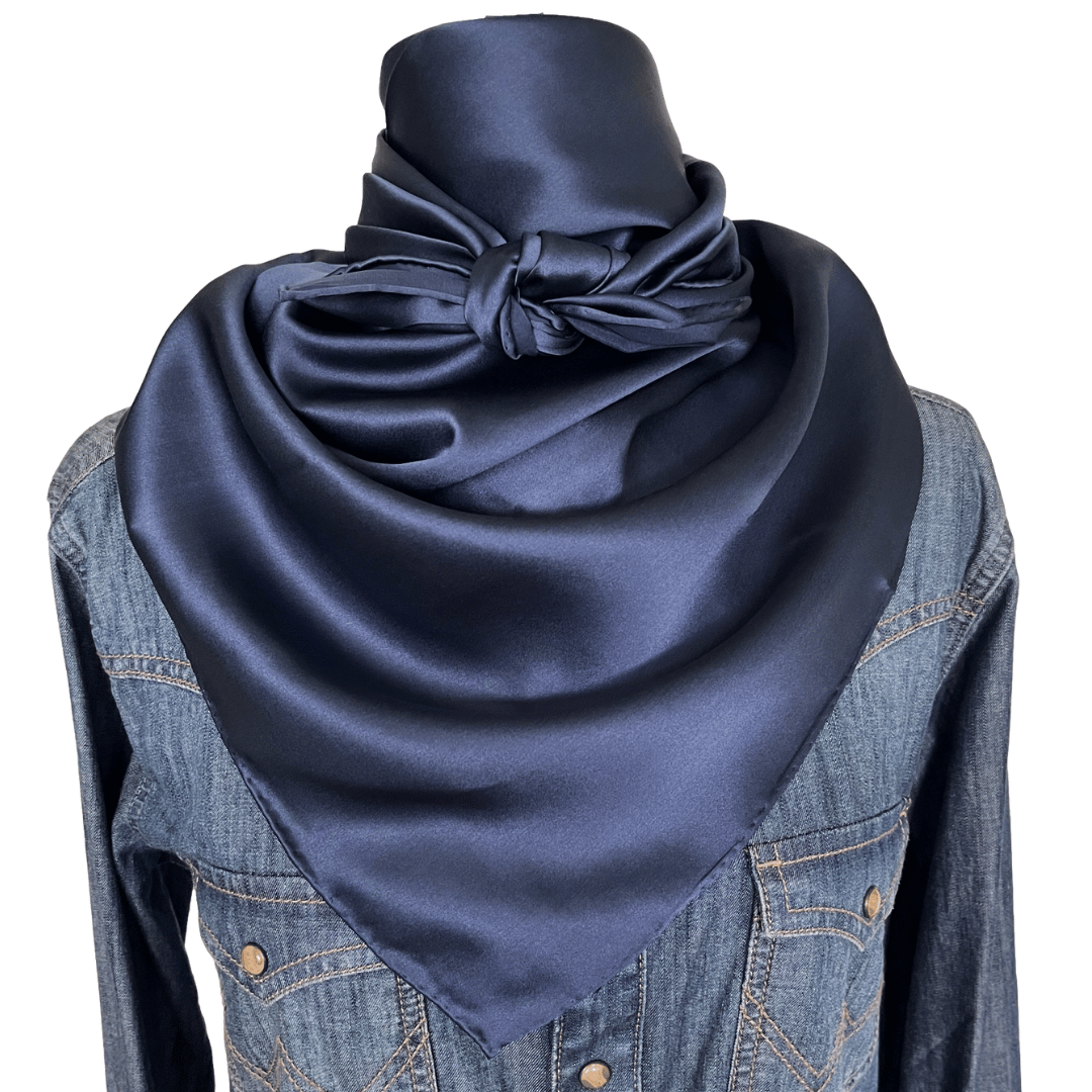 navy blue wild rag