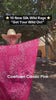pink paisley silk wild rags - Cowtown Classic Pink shown out in the sunshine - double sided print