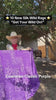 purple paisley silk wild rags - Cowboy Classic Purple shown out in the sunshine - double sided print