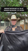 19mm black western silk scarf