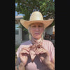 cowgirl silk wild rags - dusky pink