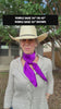 Purple Sage purple silk scarf 36"