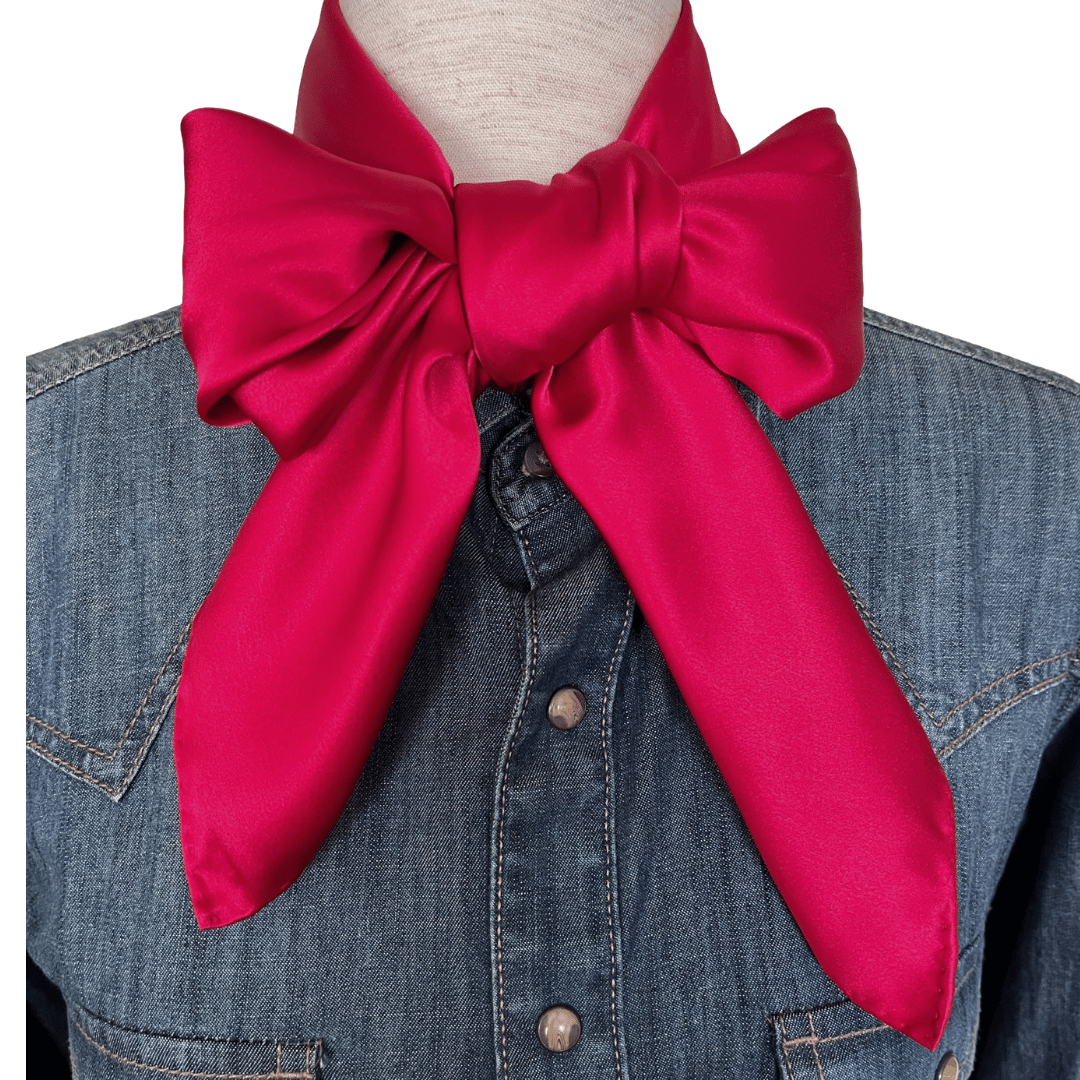 Rodeo Red Silk Wild Rag