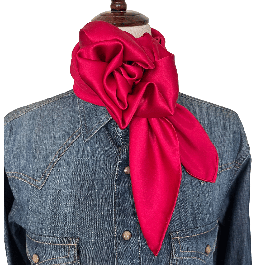 Ruby red wild rag