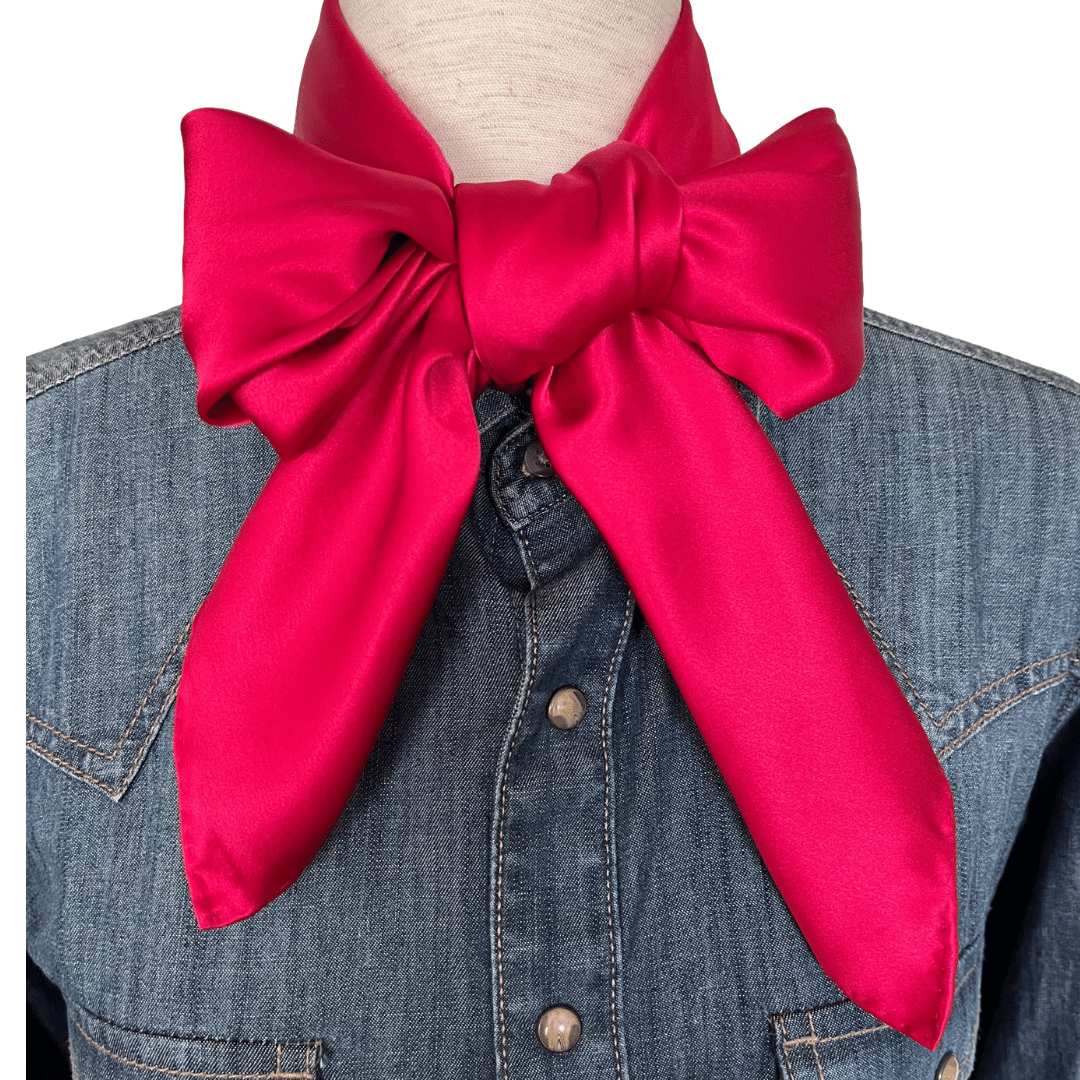 Ruby red wild rag